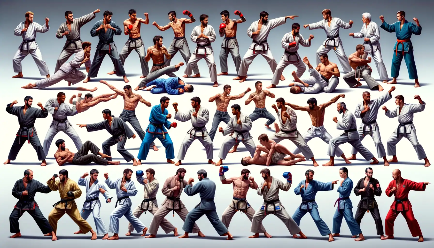 Overview of Martial Arts Styles Used by Iconic Fighters