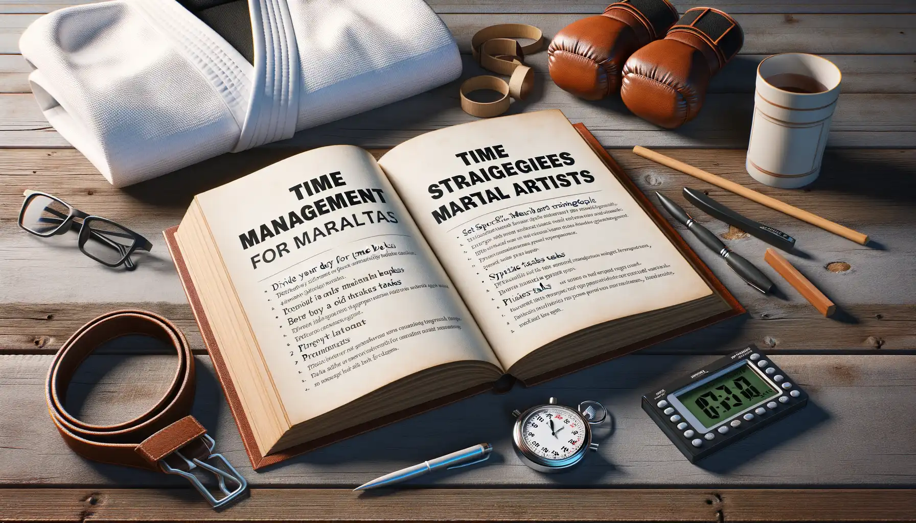 Time Management Strategies for Martial Artists