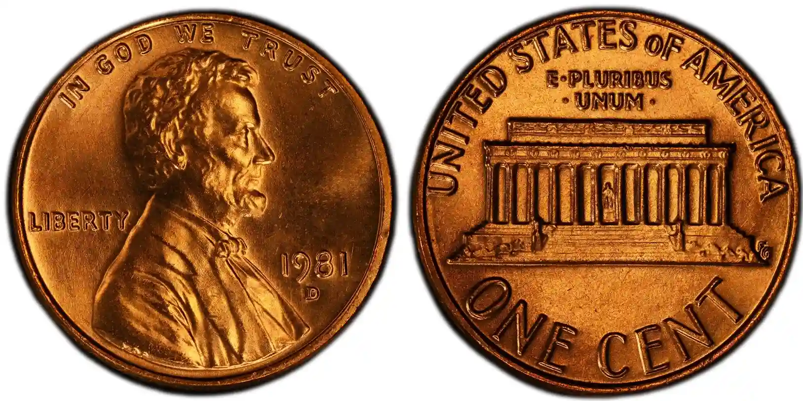 1981 D Penny